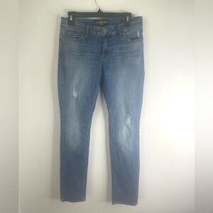 Lucky Brand Distressed Blue Cropped Jeans